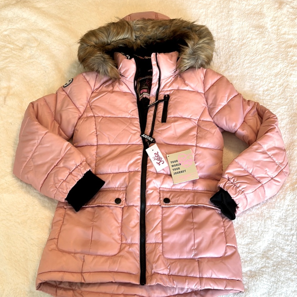Justice Puffer Jacket, size 10, NWT!!!